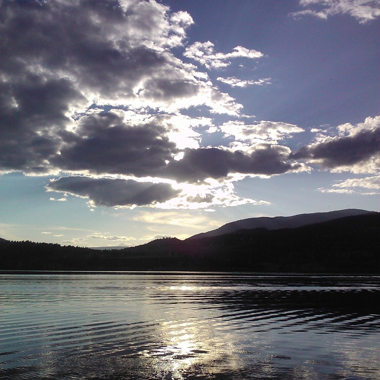 sunlight on the water